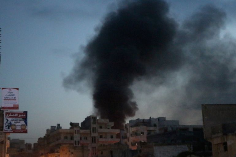 Airstrikes in Syria''s Idlib