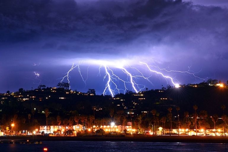 Santa Barbara lightning