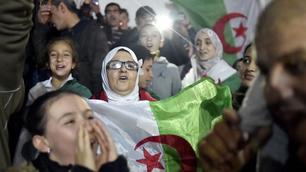 Algerians have been protesting against Bouteflika since late February [Ryad Kramdi/ AFP]