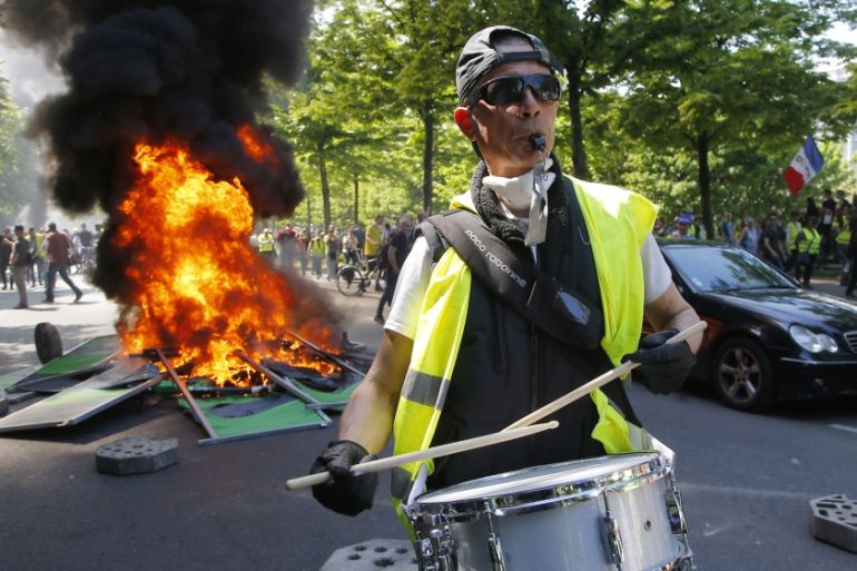 France yellow vest protest