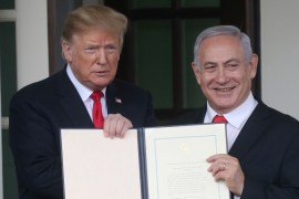 U.S. President Trump sees Israel''s Prime Minister Netanyahu off from the White House in Washington