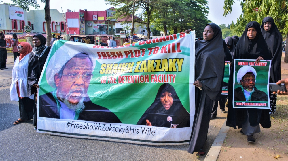 Ibrahim el-Zakzaky and his wife have been detained since December 2015, even though a local court has issued an order for them to be freed [Orji Sunday/Al Jazeera]