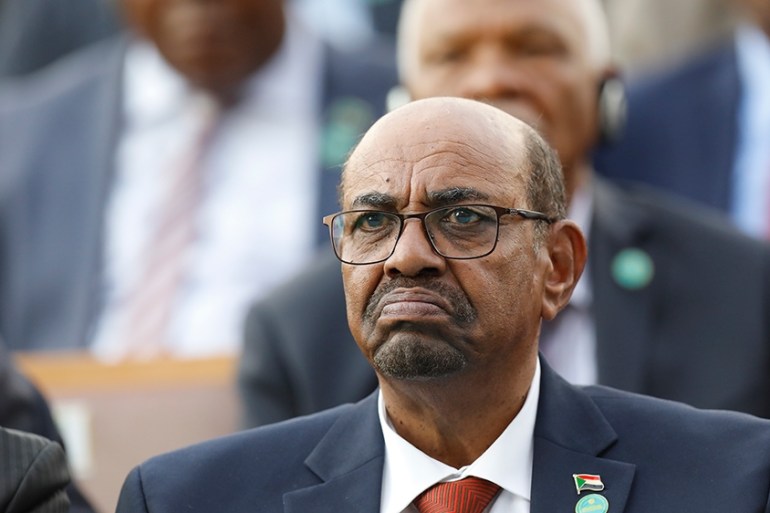 Sudan''s President Omar al-Bashir attends a ceremony for Turkey''s President Recep Tayyip Erdogan, at the Presidential Palace in Ankara, Turkey, Monday, July 9, 2018. Erdogan has been sworn in as Turkey