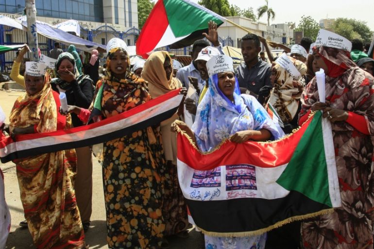 Sudan protesters