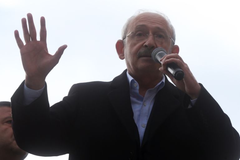 Chairman of CHP Kemal Kilicdaroglu