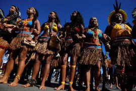 Brazil indigenous march