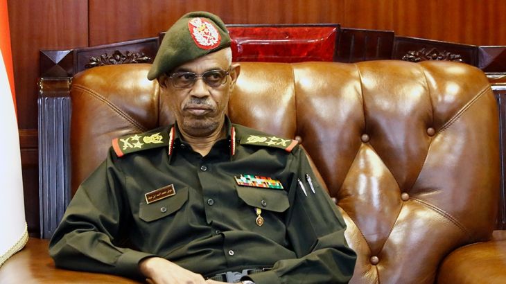 (FILES) A picture dated on November 25, 2018 shows Sudanese Defence Minister Ahmed Awad Ibn Auf in Khartoum. - Sudanese President Omar al-Bashir has been removed from power and detained by the country