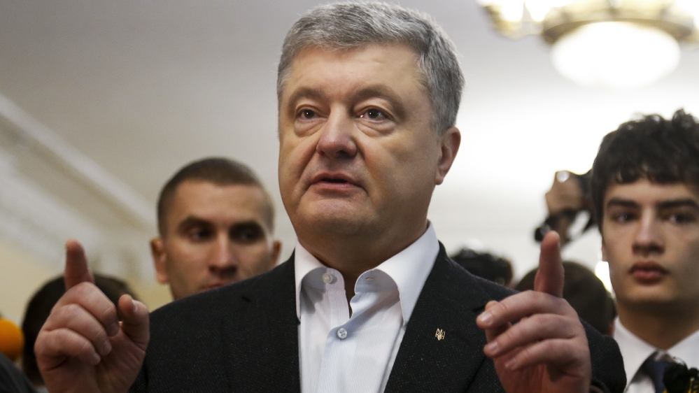 Most Ukrainians hold Poroshenko responsible for the failure to tackle corruption [Efrem Lukatsky/AP]