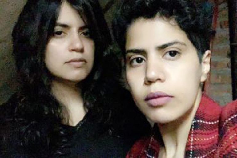 Saudi sisters Maha al-Subaie, 28, and Wafa al-Subaie, 25