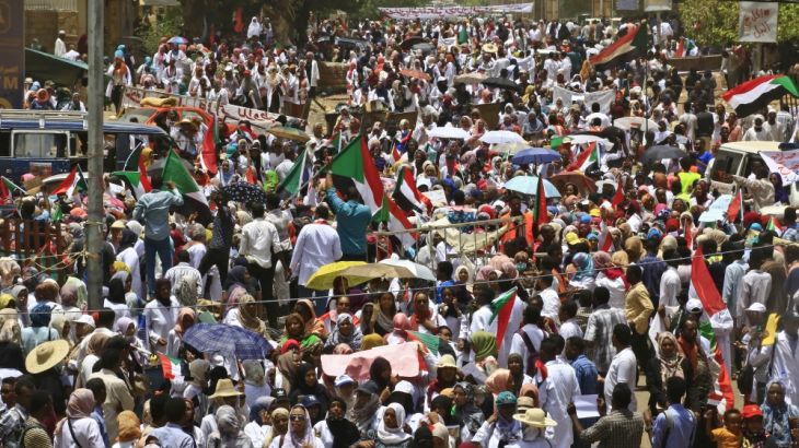 Sudan doctor protest