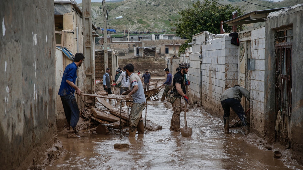 There has been unprecedented flooding across most of the country since mid-March with 70 people killed, according to the country's emergency services [Hossein Mersadi/AFP]