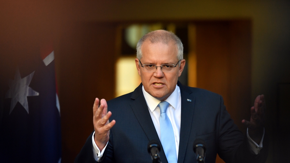 Prime Minister Scott Morrison replaced Malcolm Turnbull in August [Mick Tsikas/AAP Image via Reuters]