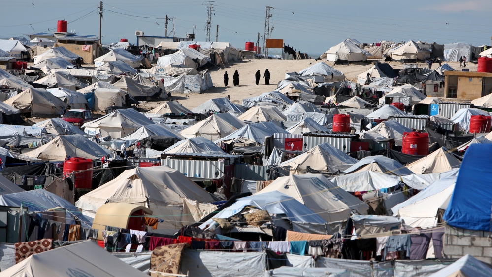 There are more than 75,000 people at the al-Hol camp, according to the UN [Ali Hashisho/Reuters]