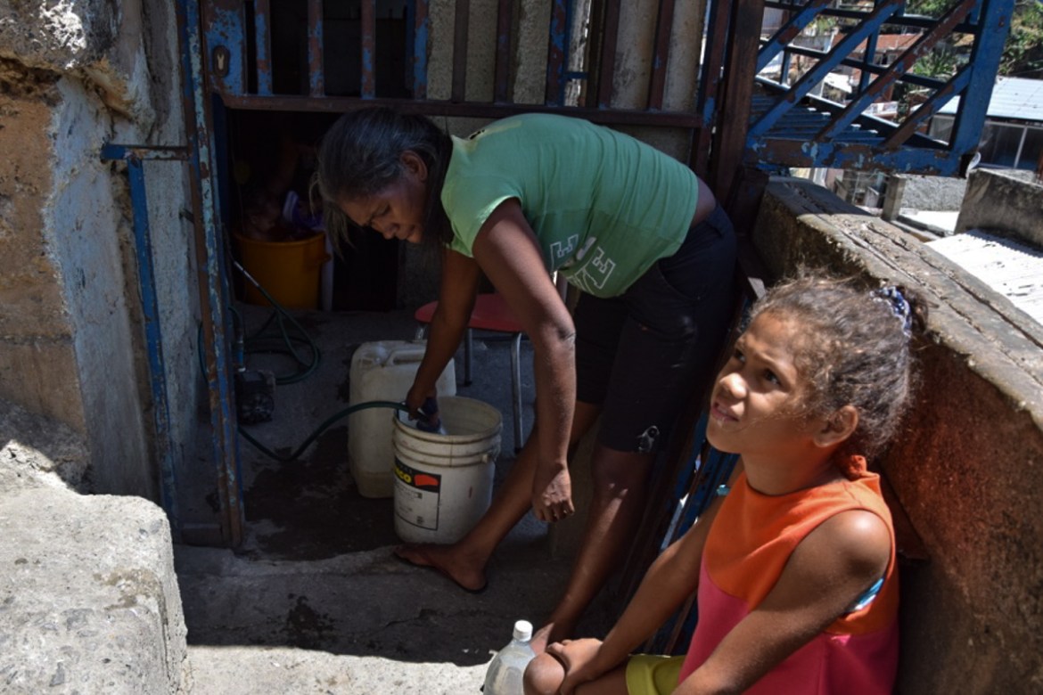 The shortage of water has hit society as families from the poorest neighbourhoods  to the wealthiest areas, endure the country''s deepest economic crisis ever [Elizabeth Melimopoulos/ Al Jazeera]