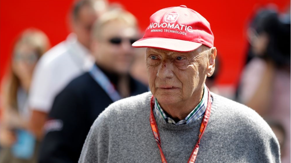 Lauda became a non-executive chairman of the Mercedes F1 team in 2012 [File: Luca Bruno/AP Photo]