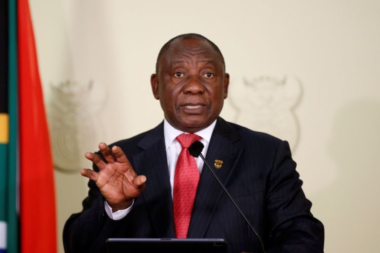 South Africa''s President Ramaphosa announces his new cabinet in Pretoria