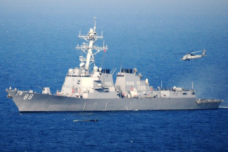 Guided-missile destroyer USS Preble
