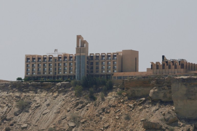 A general view of the Pearl Continental (PC) hotel in Gwadar, Pakistan April 11, 2017