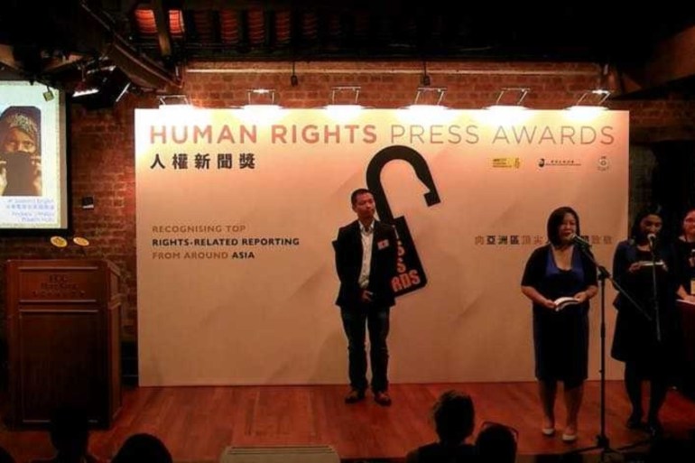 AJ Shorts wins Human Rights Press Award in Hong Kong