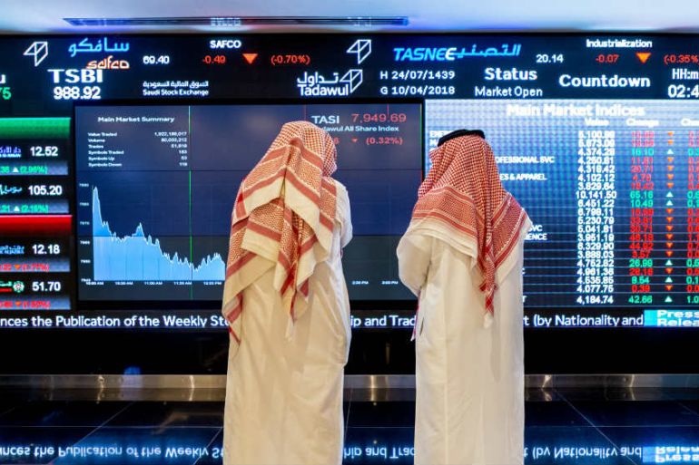 Saudi stock exchange - bloomberg