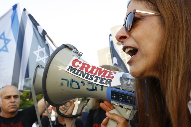 Israel protest Netanyahu