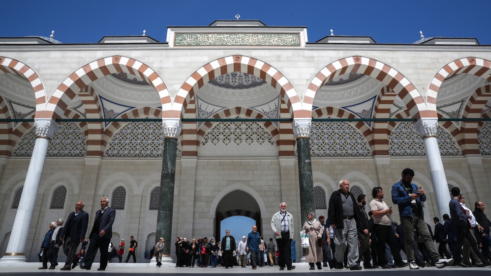 It took more than five years to complete work on the mosque [Anadolu]