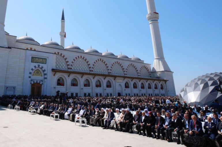 Opening ceremony of Camlica Mosque