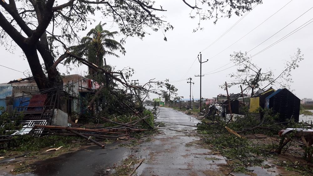 Odisha state's countryside after Cyclone Fani hit India's eastern coast [Subrat Kumar Pati/Al Jazeera]