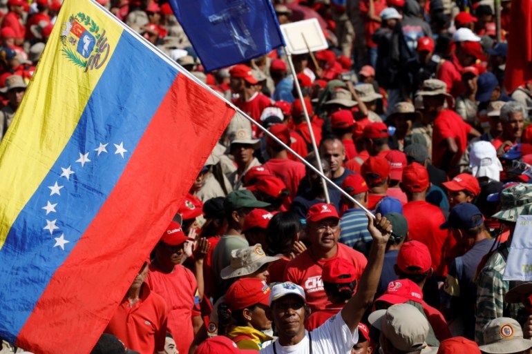 Venezuela''s President Maduro attends a rally in Caracas