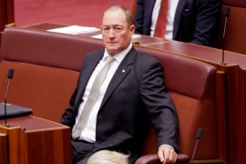 Australian senator Fraser Anning