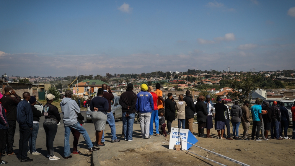 Voter turnout was about 65 percent, according to the IEC, down nearly 10 percent from 2014 [Christopher Clark/Al Jazeera]