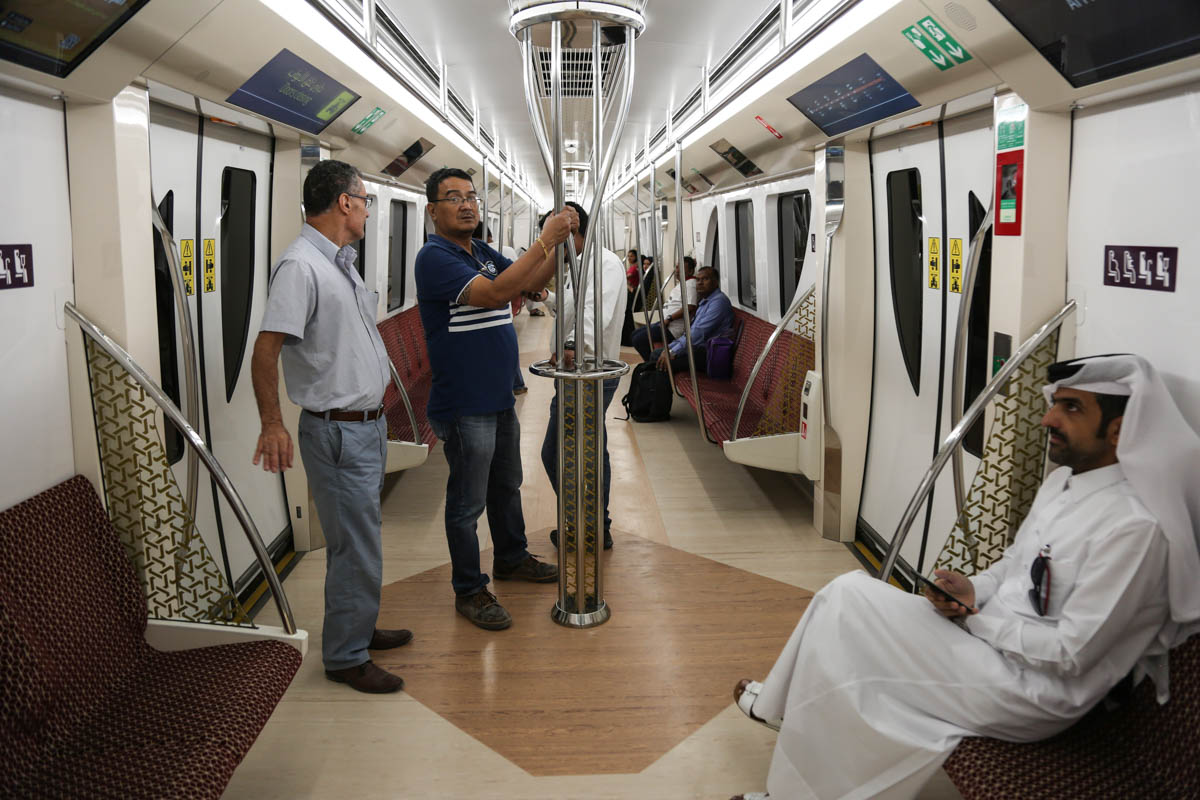 Each train is divided into three compartments [Showkat Shafi/Al Jazeera] 