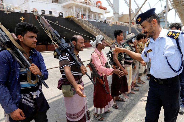 Yemen Houthi port withdrawal
