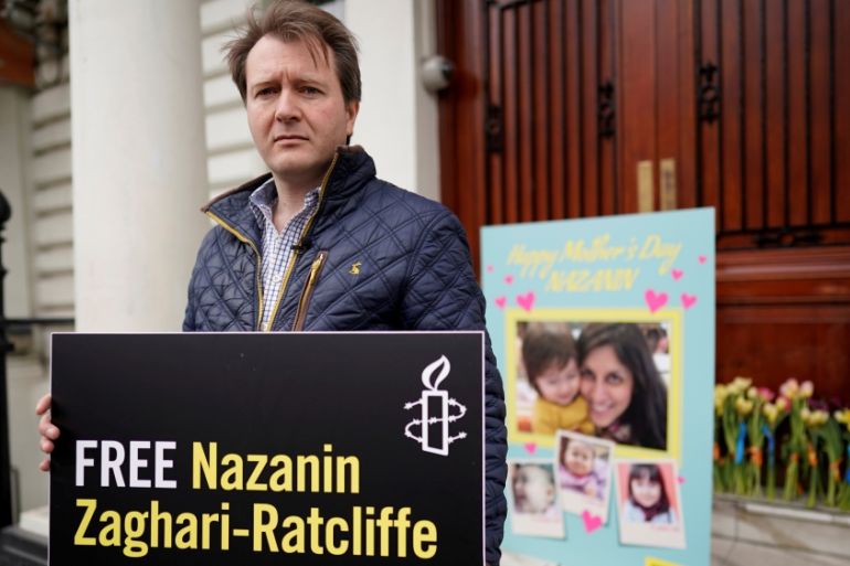 FILE PHOTO: Richard Ratcliffe, husband of British-Iranian dual natio