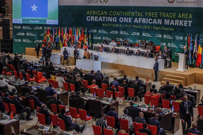 African leaders and AfCFTA, MArch 2018