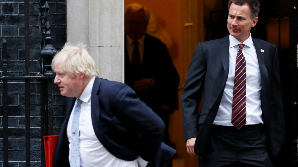 Boris Johnson Jeremy Hunt Reuters