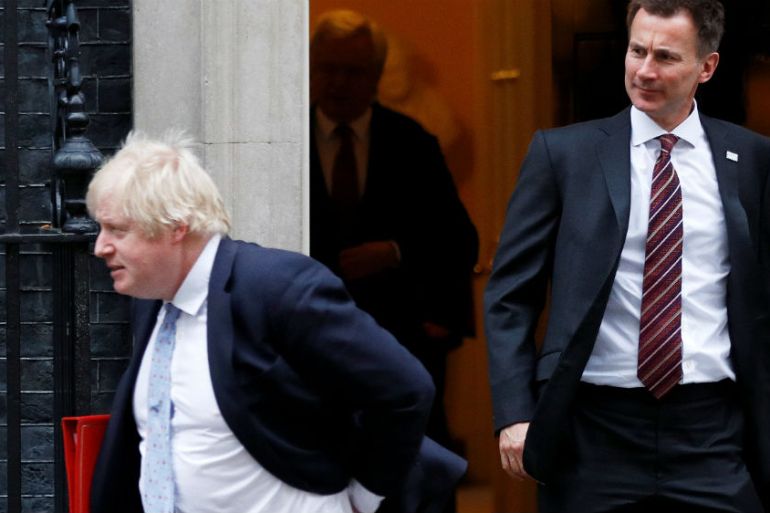 Boris Johnson Jeremy Hunt Reuters