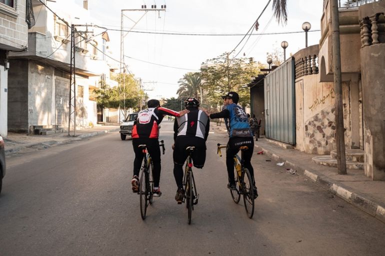 Riding, despite Gaza: Palestinian cycling champion Alaa al-Dali