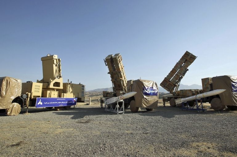Iran surface-to-air missile battery