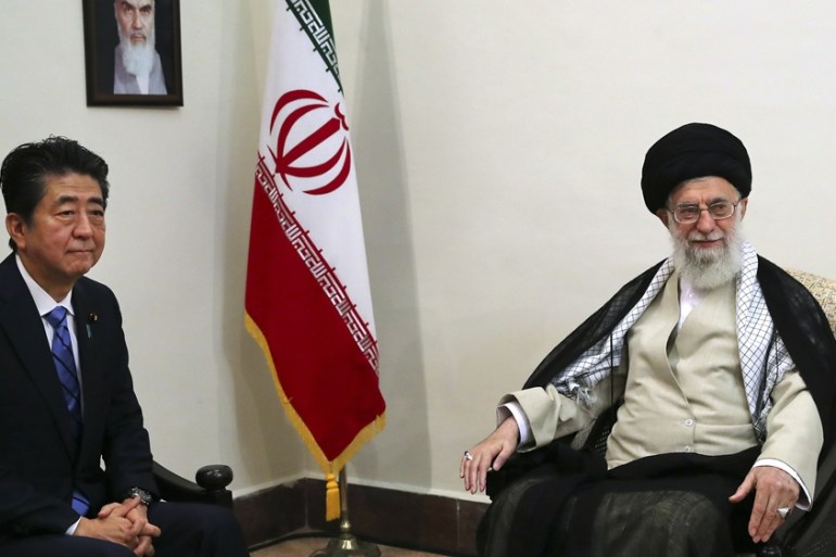 Shinzo Abe Ali Khamenei
