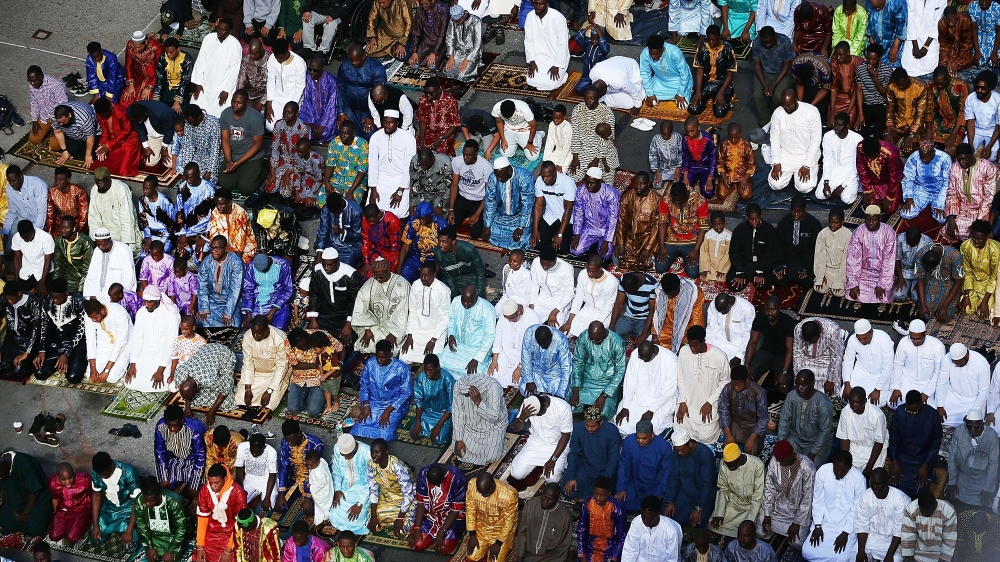 Eid Al-Fitr Prayer Held At Manhattan Mosque