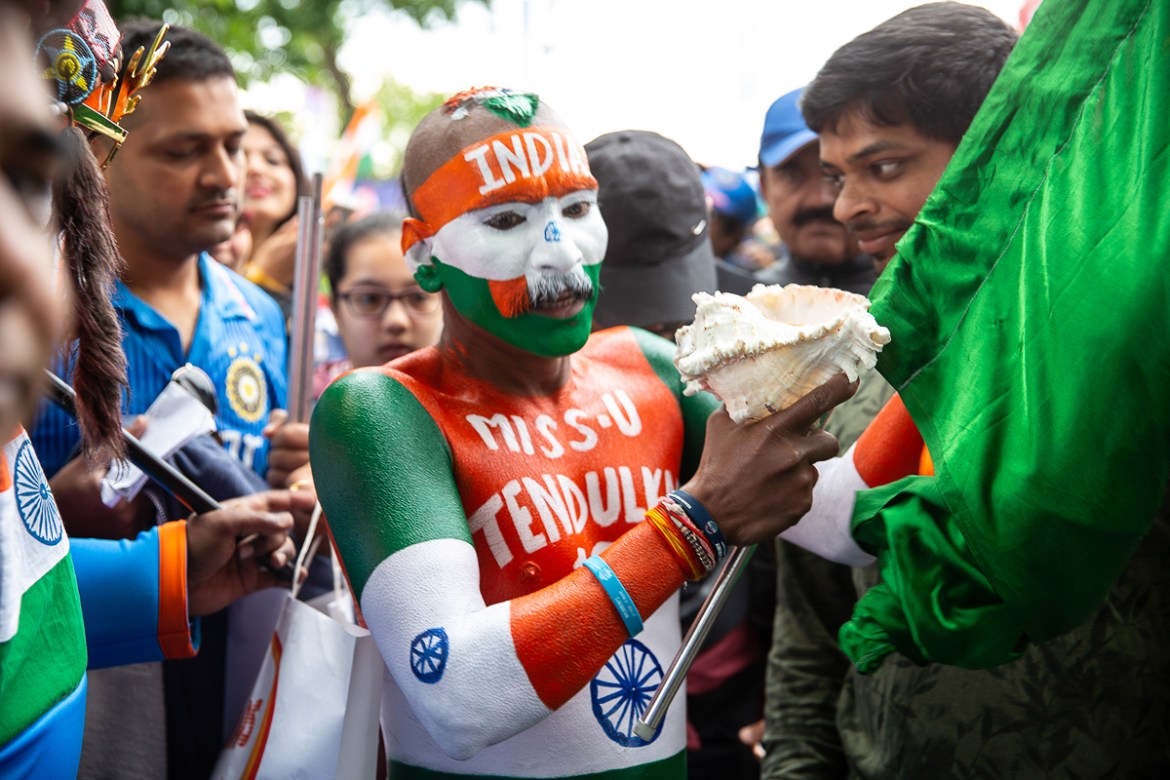 Sudhir Chaudhary, termed Indian cricket’s biggest fan, is usually seen at every single home match his team plays. Now, he is present at the 2019 Cricket World Cup, waving the flag and reminiscing the
