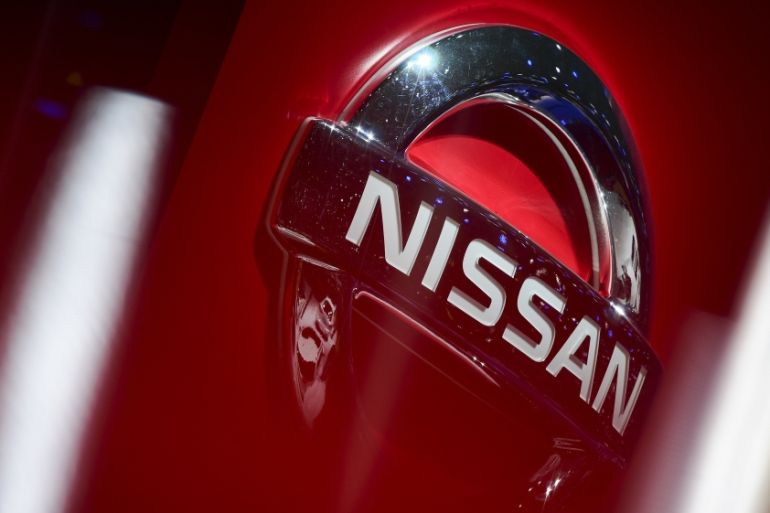 Nissan logo - Bloomberg