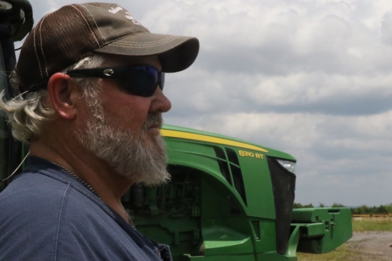Arkansas farmer Robert Stobaugh