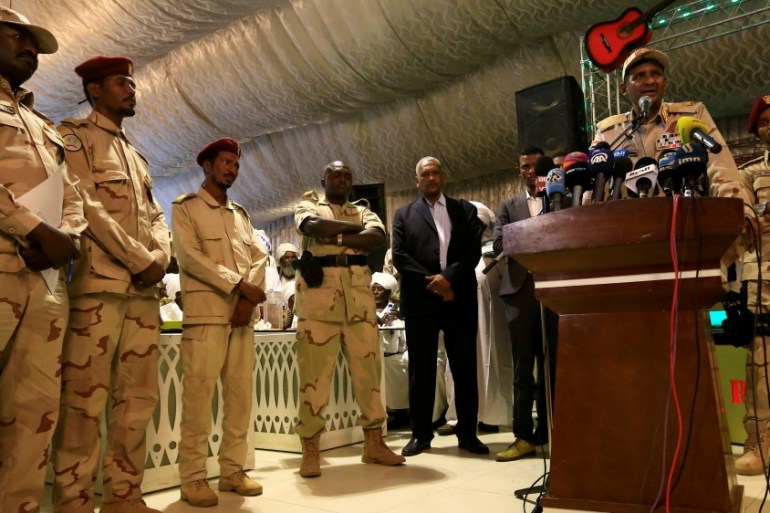 General Mohamed Hamdan Dagalo, head of the Rapid Support Forces (RSF) and deputy head of the Transitional Military Council (TMC)