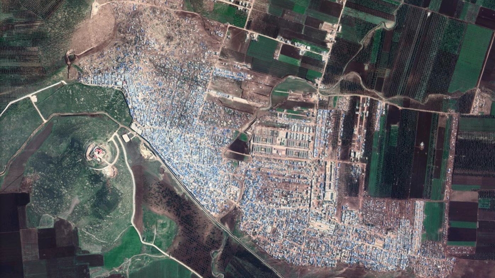 Syria's Atmah hosts several refugee camps - clusters of tent cities