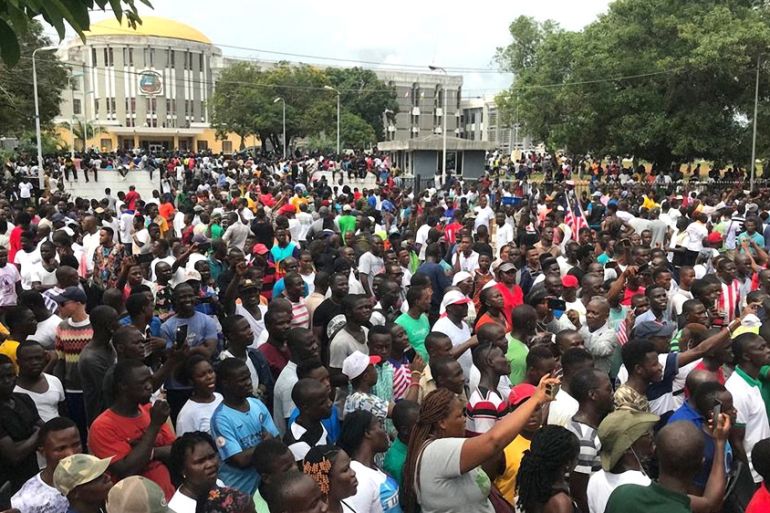 Liberia protest