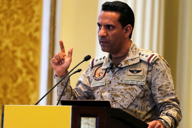 Saudi-led coalition spokesman, Colonel Turki al-Malki