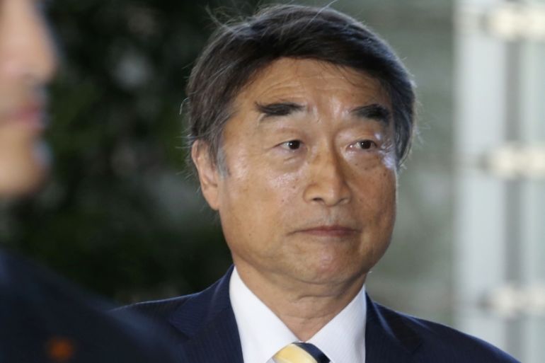 Japan''s Health, Labor and Welfare Minister Takumi Nemoto