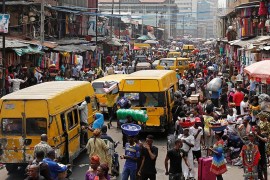 Nigeria street scene, Lagos Feb 2019